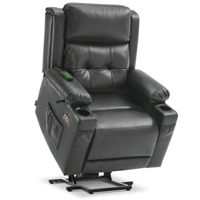 relaxing☆ Latitude Run® Coolkeeran Lay Flat Dual Motor Power Recliner